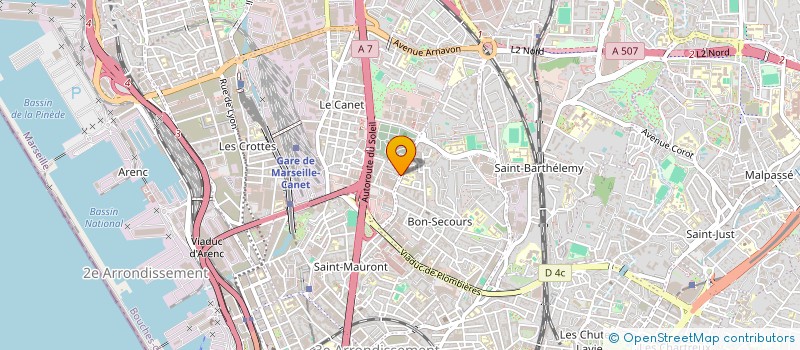 localisation de l'entreprise MONSIEUR FRANCIS COLIN à MARSEILLE