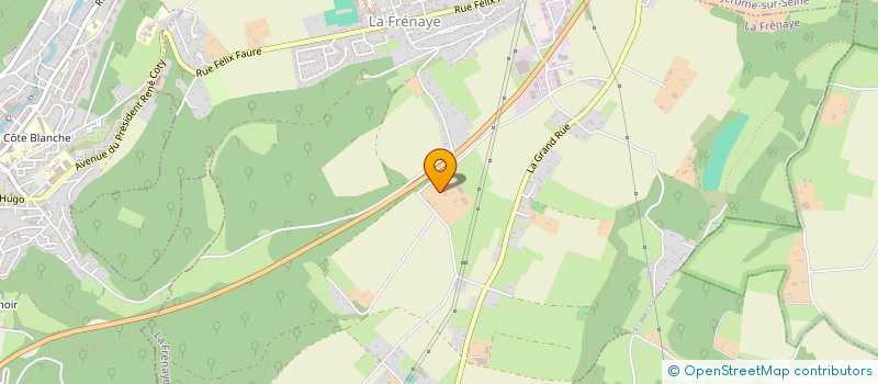 localisation de l'entreprise MONSIEUR FRANCIS COLLARD  FRENAYE (LA)