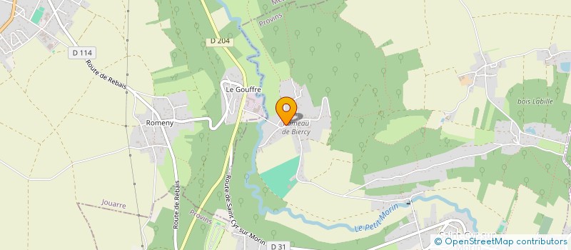 localisation de l'entreprise MONSIEUR FRANCIS COLLET  SAINT-CYR-SUR-MORIN