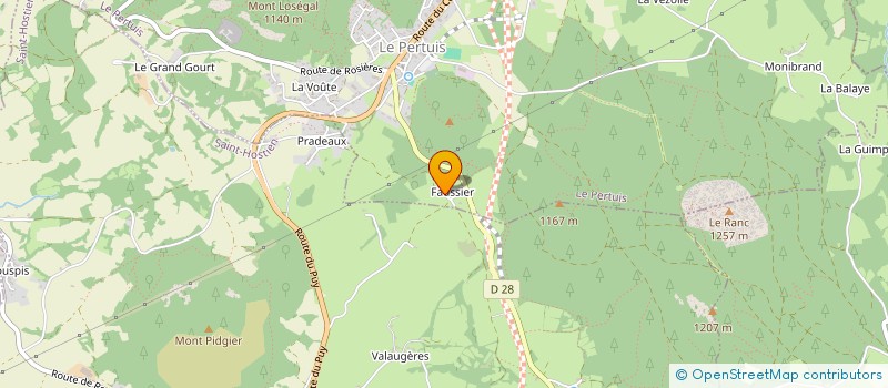 localisation de l'entreprise MONSIEUR FRANCIS COLLET  LE PERTUIS