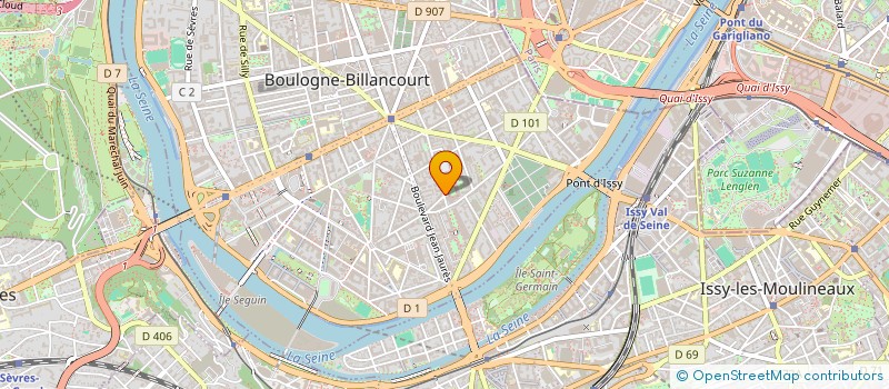 localisation de l'entreprise MONSIEUR FRANCIS COLLIN à BOULOGNE-BILLANCOURT