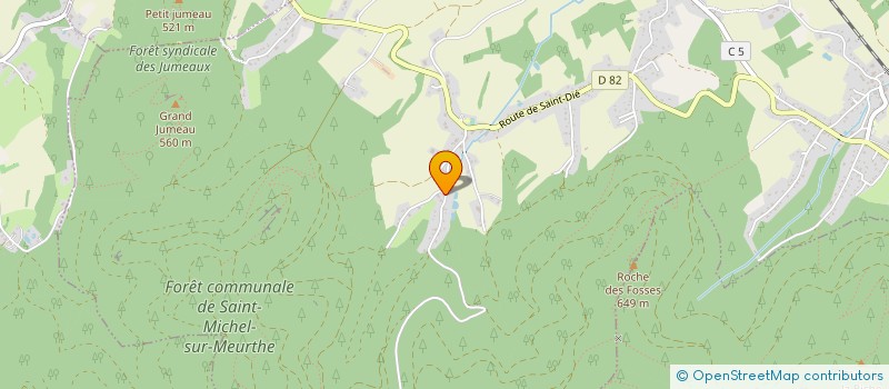 localisation de l'entreprise MONSIEUR FRANCIS COLOTTE  SAINT-MICHEL-SUR-MEURTHE