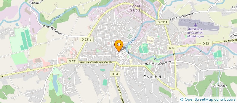 localisation de l'entreprise MONSIEUR FRANCIS COMBES à GRAULHET