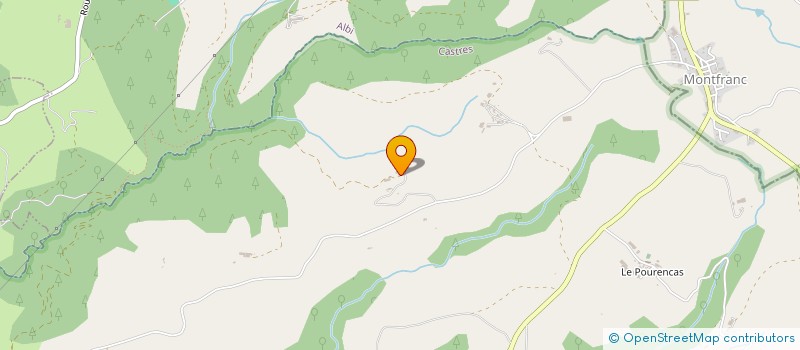 localisation de l'entreprise MONSIEUR FRANCIS COMBES  LE MASNAU-MASSUGUIES