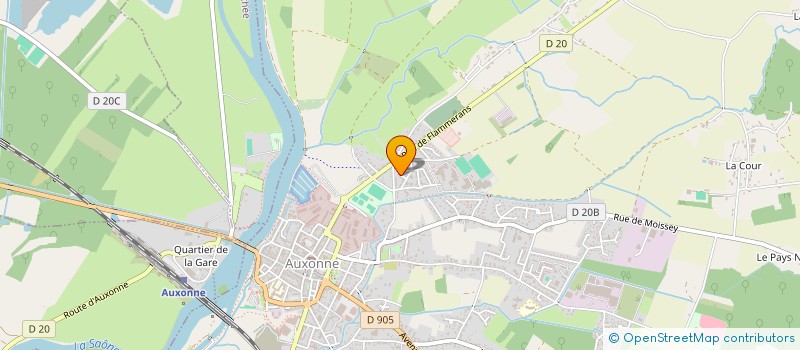 localisation de l'entreprise MONSIEUR FRANCIS CONCHON  AUXONNE