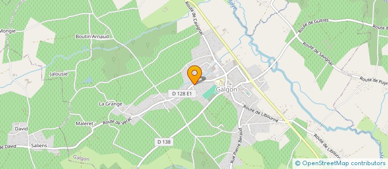 localisation de l'entreprise MONSIEUR FRANCIS CONVERT  GALGON