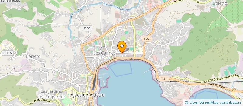 localisation de l'entreprise MONSIEUR FRANCIS CORDEMILY à AJACCIO