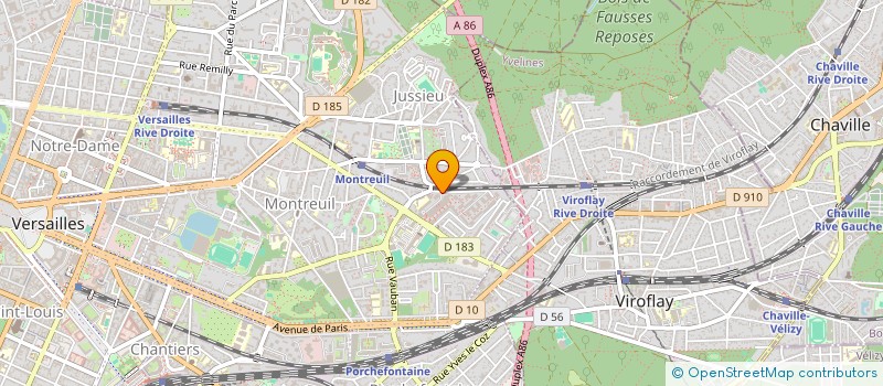 localisation de l'entreprise MONSIEUR FRANCIS CORNU à VERSAILLES