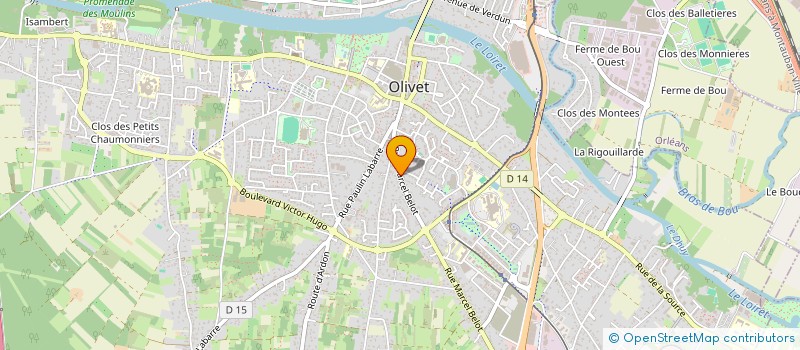 localisation de l'entreprise MONSIEUR FRANCIS COTTARD à OLIVET
