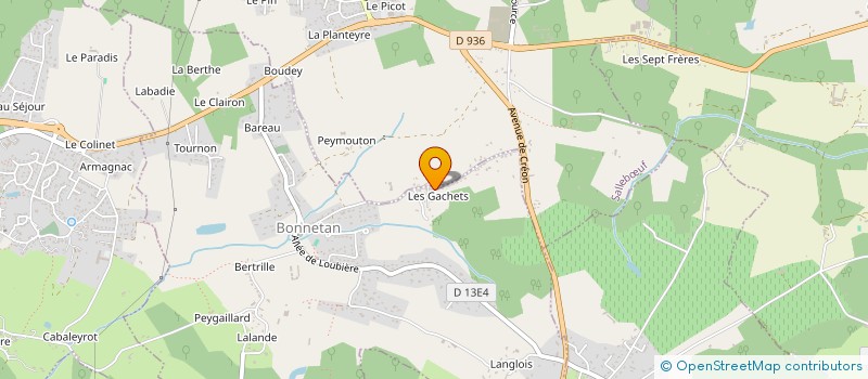 localisation de l'entreprise MONSIEUR FRANCIS COUDRAY  POMPIGNAC