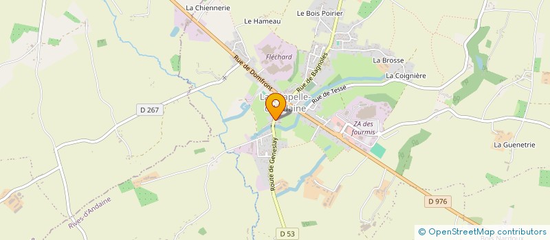 localisation de l'entreprise MONSIEUR FRANCIS COUILLARD à JUVIGNY VAL D'ANDAINE