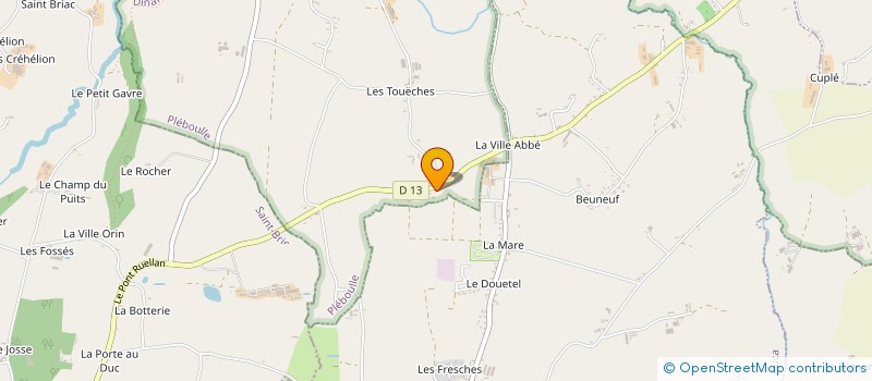 localisation de l'entreprise MONSIEUR FRANCIS COUPE  PLEBOULLE