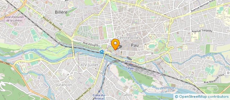 localisation de l'entreprise MONSIEUR FRANCIS COUSTET à PAU
