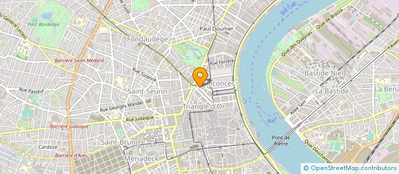 localisation de l'entreprise MONSIEUR FRANCIS COUTANT  BORDEAUX