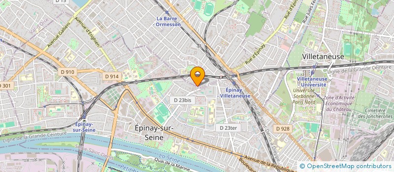 localisation de l'entreprise MONSIEUR FRANCIS COUTURE  DEUIL-LA-BARRE