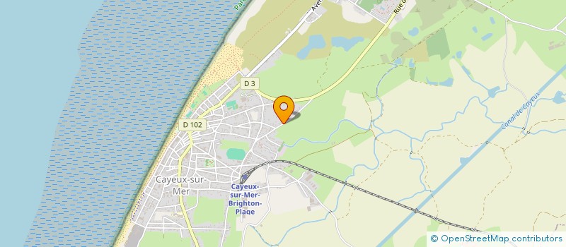 localisation de l'entreprise MONSIEUR FRANCIS CREPIN à CAYEUX-SUR-MER