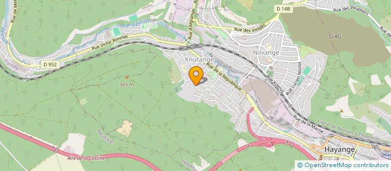 localisation de l'entreprise MONSIEUR FRANCIS CROCHOT  KNUTANGE