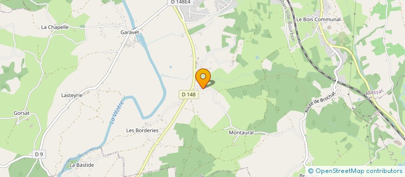 localisation de l'entreprise MONSIEUR FRANCIS CROIZARD  ALLASSAC