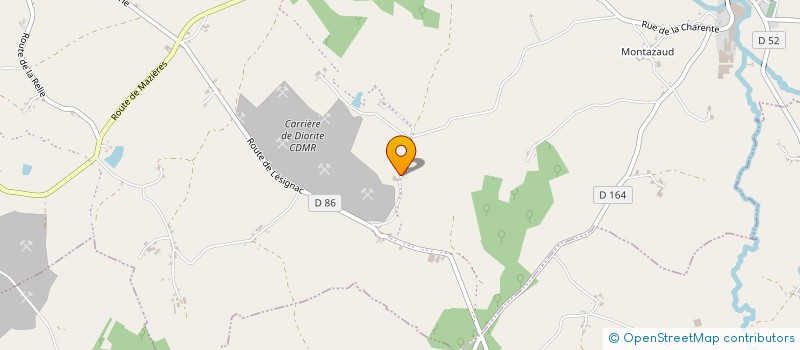localisation de l'entreprise MONSIEUR FRANCIS DAGUIER à TERRES-DE-HAUTE-CHARENTE