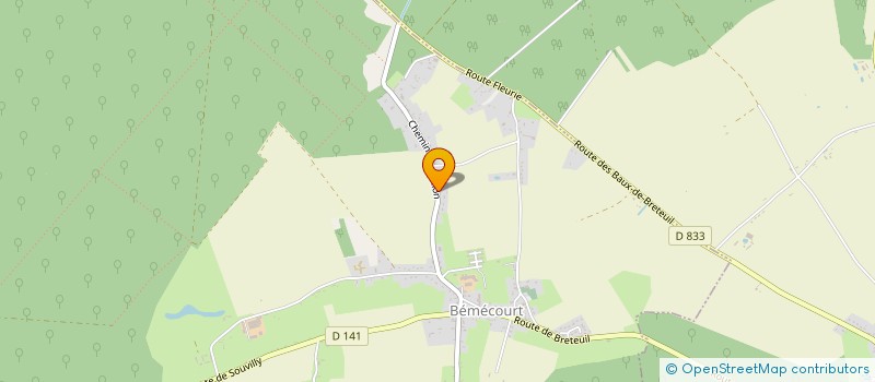 localisation de l'entreprise MONSIEUR FRANCIS DAILLY  BEMECOURT