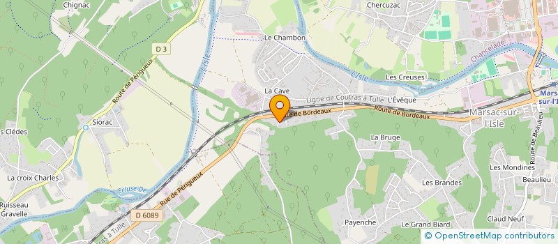 localisation de l'entreprise MONSIEUR FRANCIS DALESME  MARSAC-SUR-L ISLE