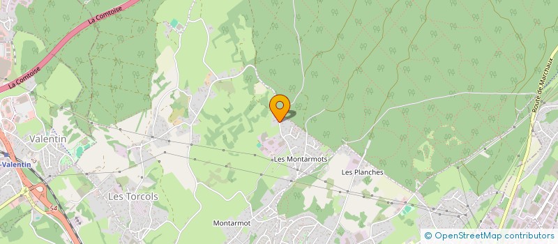 localisation de l'entreprise MONSIEUR FRANCIS DAMY  BESANCON