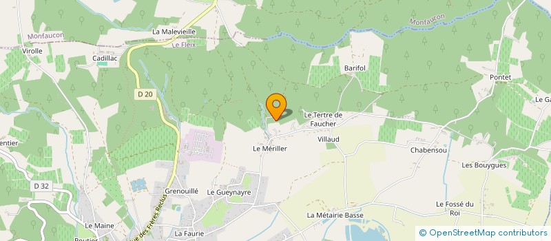 localisation de l'entreprise MONSIEUR FRANCIS DANGLADE à SAINT PIERRE D'EYRAUD