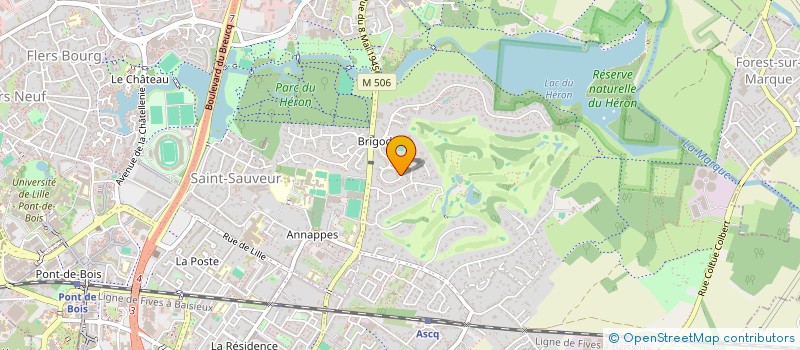 localisation de l'entreprise MONSIEUR FRANCIS DANVERS  VILLENEUVE-D'ASCQ