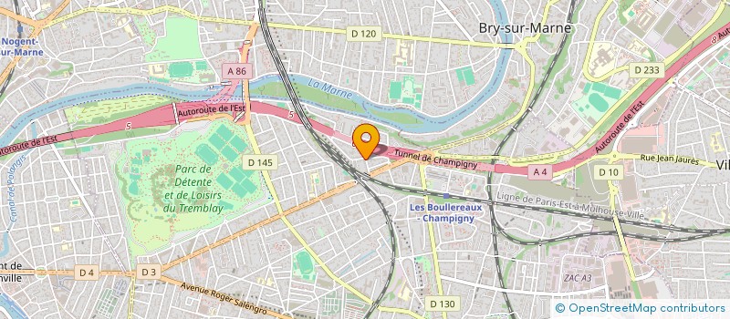 localisation de l'entreprise MONSIEUR FRANCIS DARIZCUREN à CHAMPIGNY-SUR-MARNE