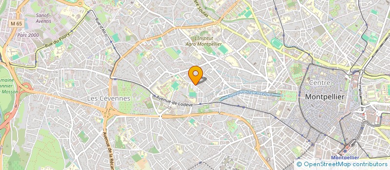 localisation de l'entreprise MONSIEUR FRANCIS DAURIAC  MONTPELLIER