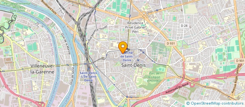 localisation de l'entreprise MONSIEUR FRANCIS DE BAZELAIRE DE LESSEUX à SAINT-DENIS