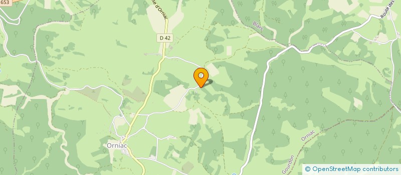 localisation de l'entreprise MONSIEUR FRANCIS DE OLIVEIRA  ORNIAC