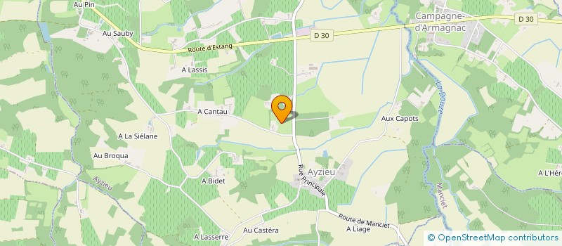 localisation de l'entreprise MONSIEUR FRANCIS DECHE  EAUZE