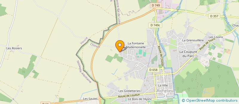 localisation de l'entreprise MONSIEUR FRANCIS DEFORGE  RICHELIEU