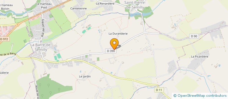 localisation de l'entreprise MONSIEUR FRANCIS DELAROQUE à LA BARRE-DE-SEMILLY