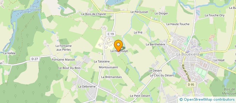 localisation de l'entreprise MONSIEUR FRANCIS DELAUNAY  LA BOUEXIERE