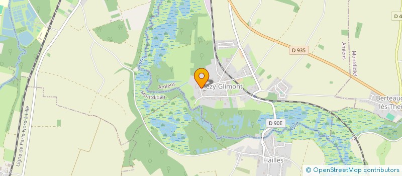 localisation de l'entreprise MONSIEUR FRANCIS DELCOUR  THEZY-GLIMONT