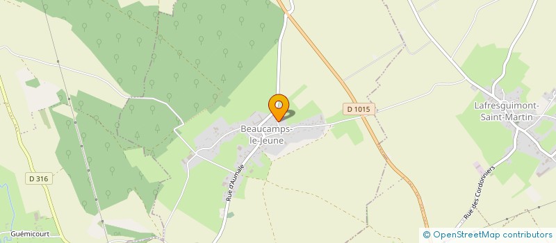 localisation de l'entreprise MONSIEUR FRANCIS DELCOURT à BEAUCAMPS-LE-JEUNE