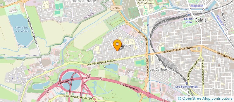 localisation de l'entreprise MONSIEUR FRANCIS DELENCLOS  CALAIS