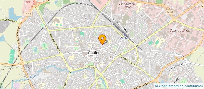 localisation de l'entreprise MONSIEUR FRANCIS DELGERY à CHOLET