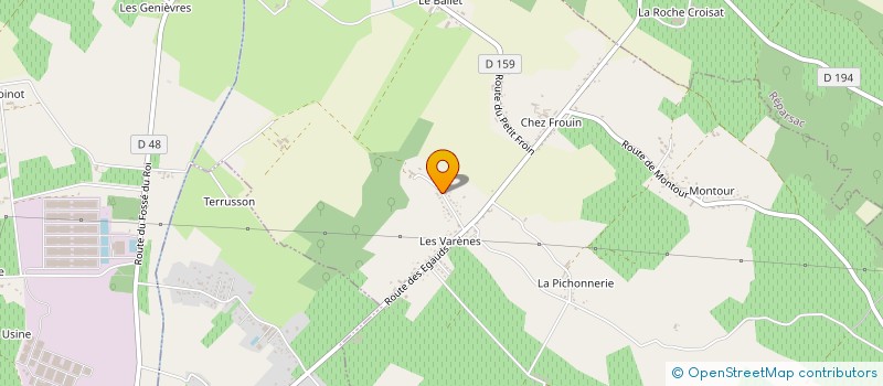 localisation de l'entreprise MONSIEUR FRANCIS DELMON à NERCILLAC