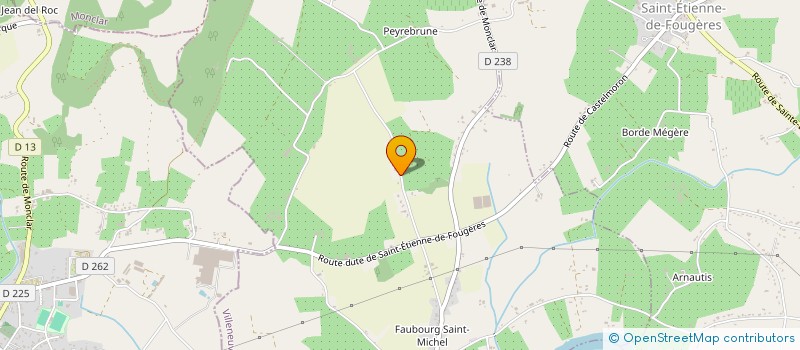 localisation de l'entreprise MONSIEUR FRANCIS DELMOULY  FONGRAVE