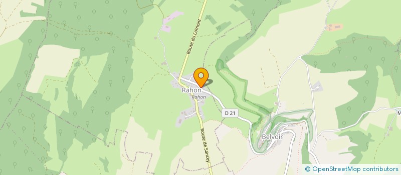 localisation de l'entreprise MONSIEUR FRANCIS DEMENUS  RAHON