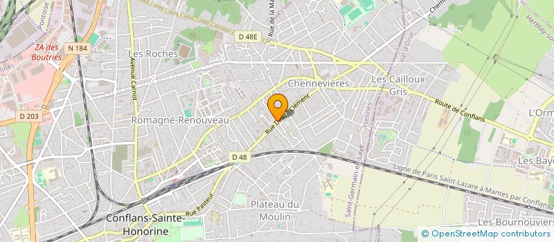 localisation de l'entreprise MONSIEUR FRANCIS DEMOUY  CONFLANS-SAINTE-HONORINE