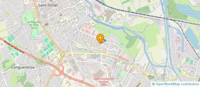 localisation de l'entreprise MONSIEUR FRANCIS DENIS  LONGUENESSE