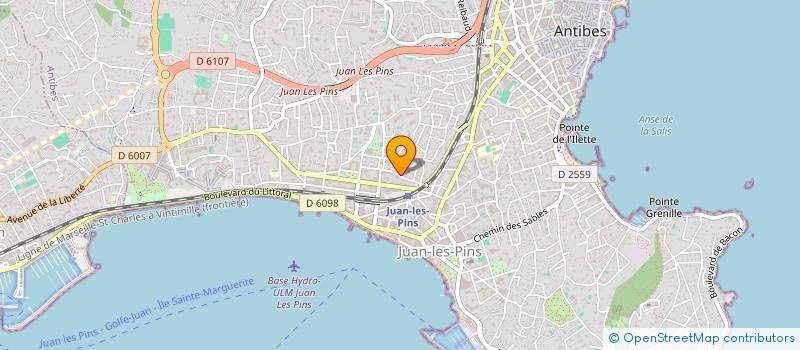 localisation de l'entreprise MONSIEUR FRANCIS DENIS PIERRET  ANTIBES