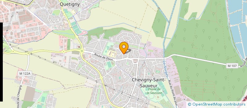 localisation de l'entreprise MONSIEUR FRANCIS DERUYCK  CHEVIGNY-SAINT-SAUVEUR