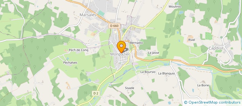 localisation de l'entreprise MONSIEUR FRANCIS DESAIVE à MONPAZIER