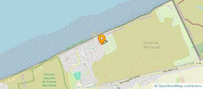 localisation de l'entreprise MONSIEUR FRANCIS DESFRENNES  BRAY-DUNES