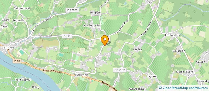 localisation de l'entreprise MONSIEUR FRANCIS DESQUERRE  BAURECH